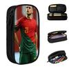 Diogo Jota Soccer Football Pencil Cases Classic Pen Bags Girl Boy Large Storage Students School Zipper Pencil Box