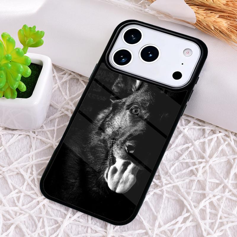 German Shepherd Dog Soft Silicone Phone Case for iPhone 17 Air 16 15 11 12 14 13 Pro Max Shockproof Cover