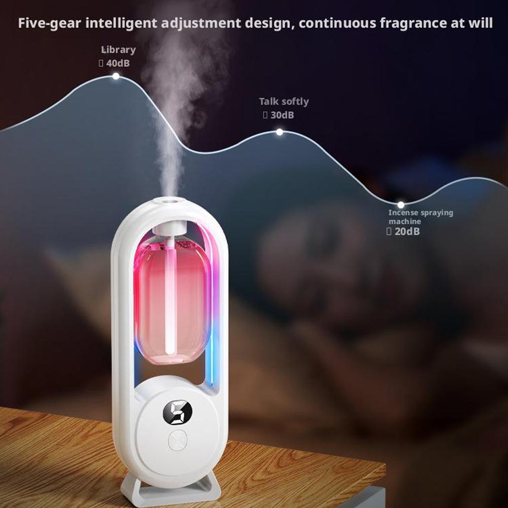 Automatic Aromatherapy Device Toilet Home Air Freshener Aromatherapy Machine Essential Oil Diffuser Rechargeable Humidifier