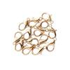 Electroplated Alloy Band with Lobster Clasp Connector for Necklaces, Keychains, Bracelets - DIY Jewelry Accessories