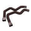 2 Set Gutter Downspout Extension Flexible 21in To 58in Drainage Pipe Extension for Residential Use Brown