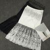 70cm Safety Skirt Petticoat Flower Lining Petticoat Women Soft Lace Underskirt Slips  Spring