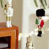 New Nutcracker Puppet Soldier Ornament Doll Merry Christmas Decoration Creative Gift Wooden Handicrafts Desktop Cute Ornament