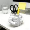 Fun Down Jacket Shape 3D Printed Plastic Pen Storage Holder Materials Box for Reducing Clutter Home Office Decors