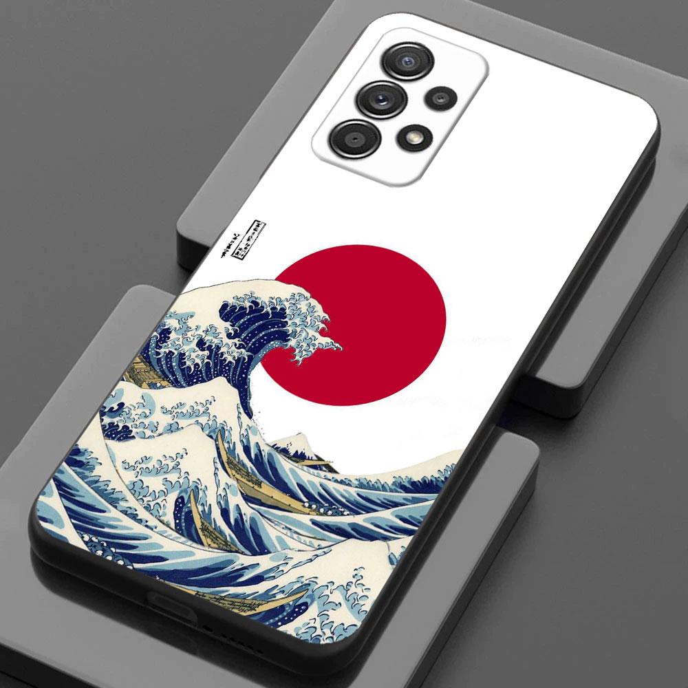 Katsushika Hokusai Japanese Art Great Wave Phone Case For Samsung Galaxy A15 A25 A24 A23 A22 A21S A13 A05S A04 A03 A02 A14 Cover