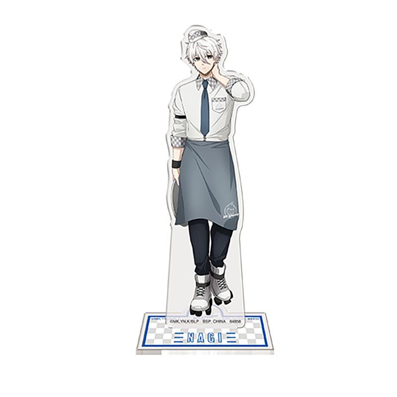 Blue Lock Japanese Anime Peripherals Waiter Version Acrylic Stand Collectible Desk Ornaments Creative Birthday Gift For Friends