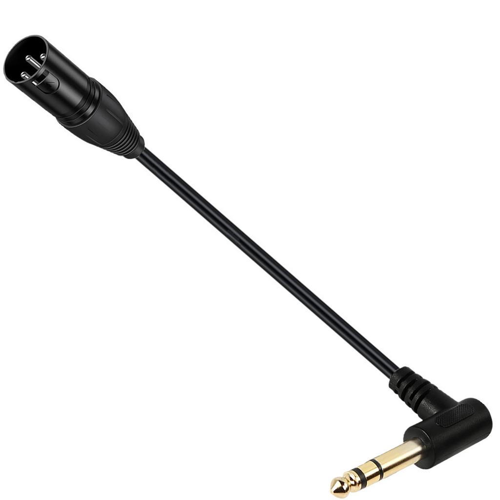 XLR 3 Pin To 6.35mm 1/4" TS/TRS Male Audio Cable, Stereo 6.35mm To XLR Plug Stereo Mic Audio Connector for Microphone
