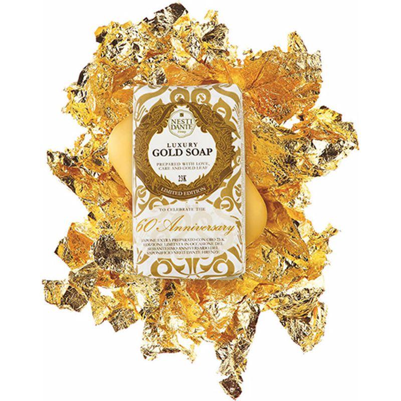 NESTIDANTE Luxury Gold 23K Soap 250g X 6 Pack [Box Product]