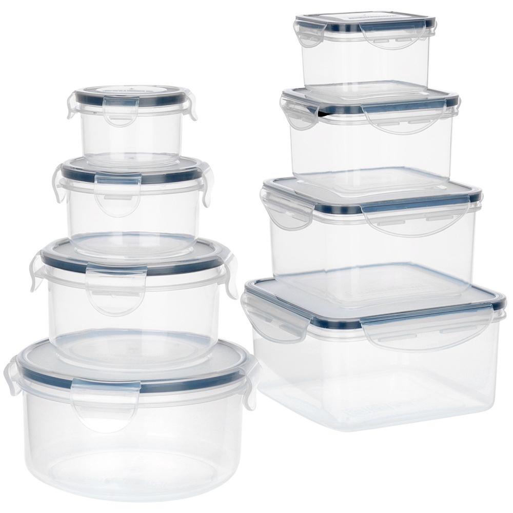 Food Containers With Lid And Seal 8 Pcs.