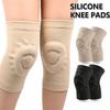 Sports Knee Pads Thin Silicone Shock Absorber Dance Kneeling Leg Pads Knee Anti-collision Knee Joint Protection Pressurized Anti-skid Model