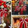 6.3cm Christmas Decoration DIY Ribbon Fabric Craft Velvet Bow Ribbon
