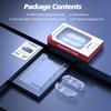 Transparent Protector Cover Anti-Scratch Protective Case Shockproof Hard Shell Case Split Design for Nintendo for Switch 2