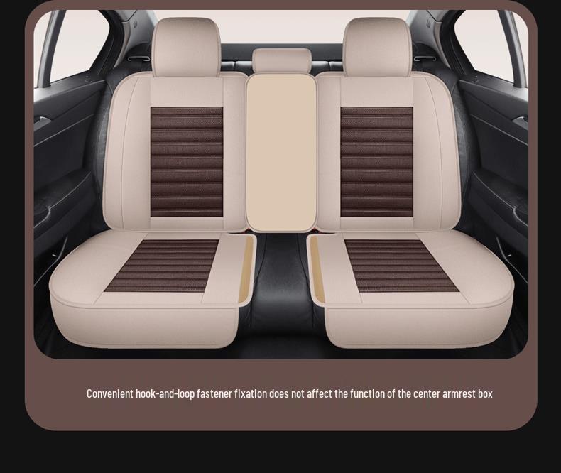 Linen Car Seat Cushion for Dongfeng Peugeot Models: 4008, 206, 207, 307, 408, 308, 2008, 5008