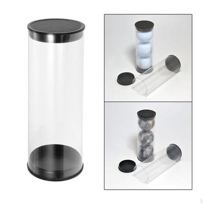 Golf Ball Tube Barrel Packaging Box Round Sports Golfs Case Portable Carrier Accessories