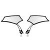 A Pair of Universal Motorcycle Motorbike Modified Accessories Rear View Rearview Mirror(Black)