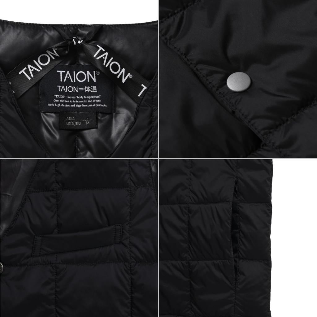 Taion Gilet 003A Men's V-Neck Button-Down