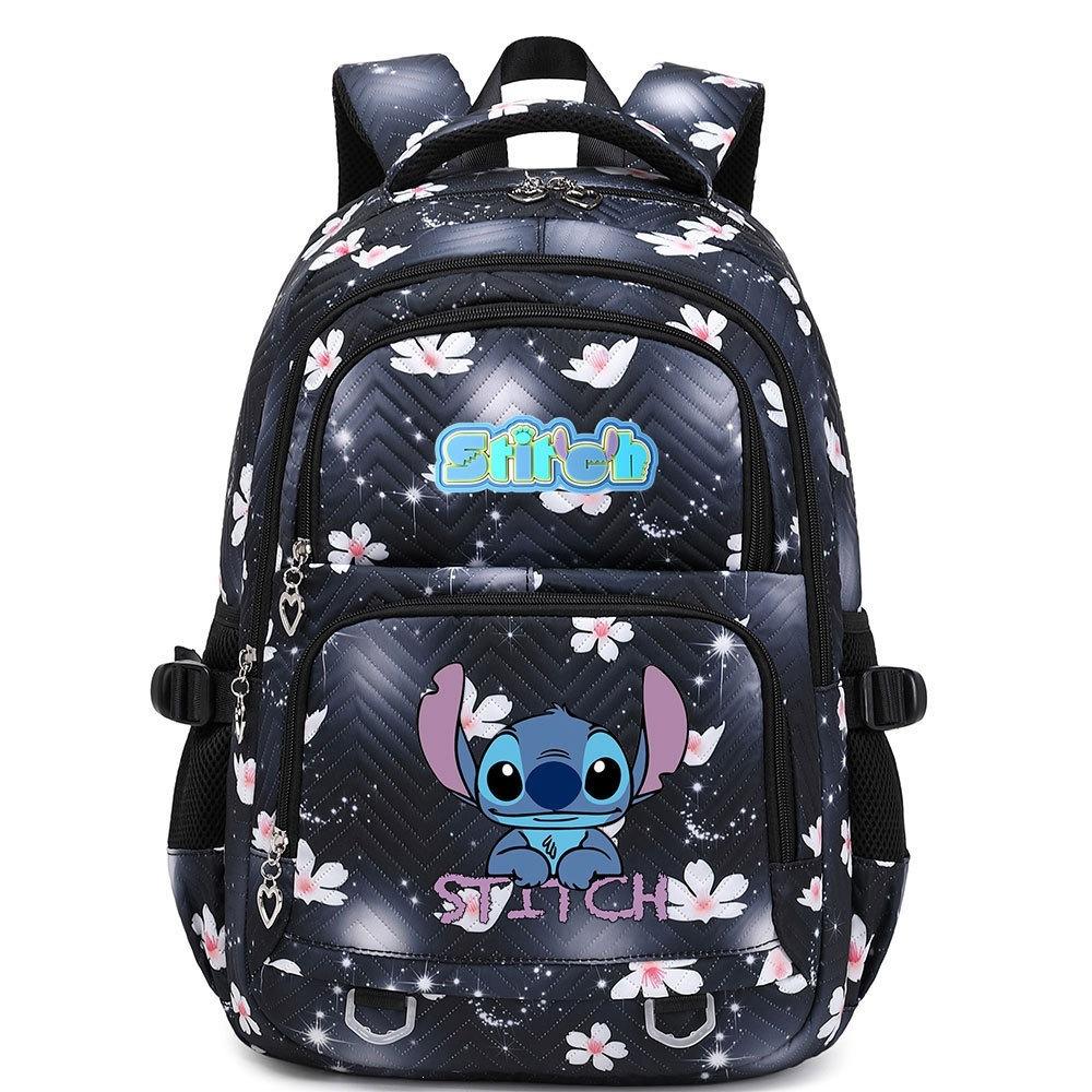 Cartoon Printing Multi-Compartment Middle And High School Schoolbag Cute And Lightweight Girls Backpack Young Girls Schoolbag