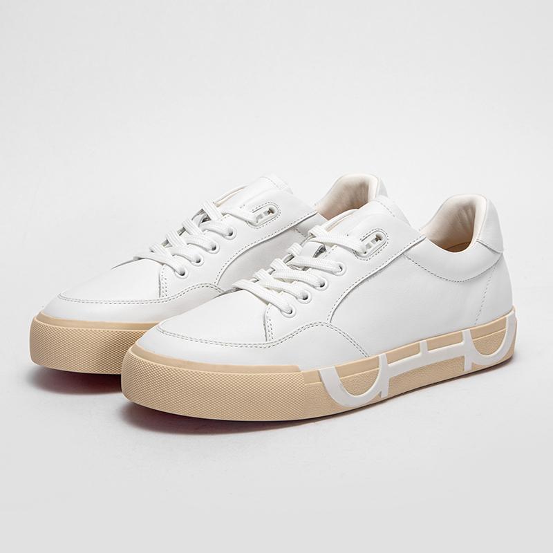 

Men s Sneakers Casual Pu Leather Breathable Walking Flat Shoes for Men New Male Tennis Sneaker Soft White Shoes 35 белый