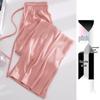 Ice Silk High-Waisted Wide-Leg Pants for Women - Summer Thin Style, Plus Size, Petite, Straight Leg, Drape, Casual, Slimming, Sun Protection