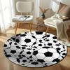 Free Shipping! Round Soccer Ball Carpet for Sports Enthusiasts' Room Round Carpet for Home Sofa Bedroom, Gift