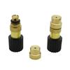 30 Pcs Gold Garden Irrigation Agricultural Atomizing Sprinklers Atomizing Sprayers Copper Misting Fog Cooling Nozzles 4/7mm Hose