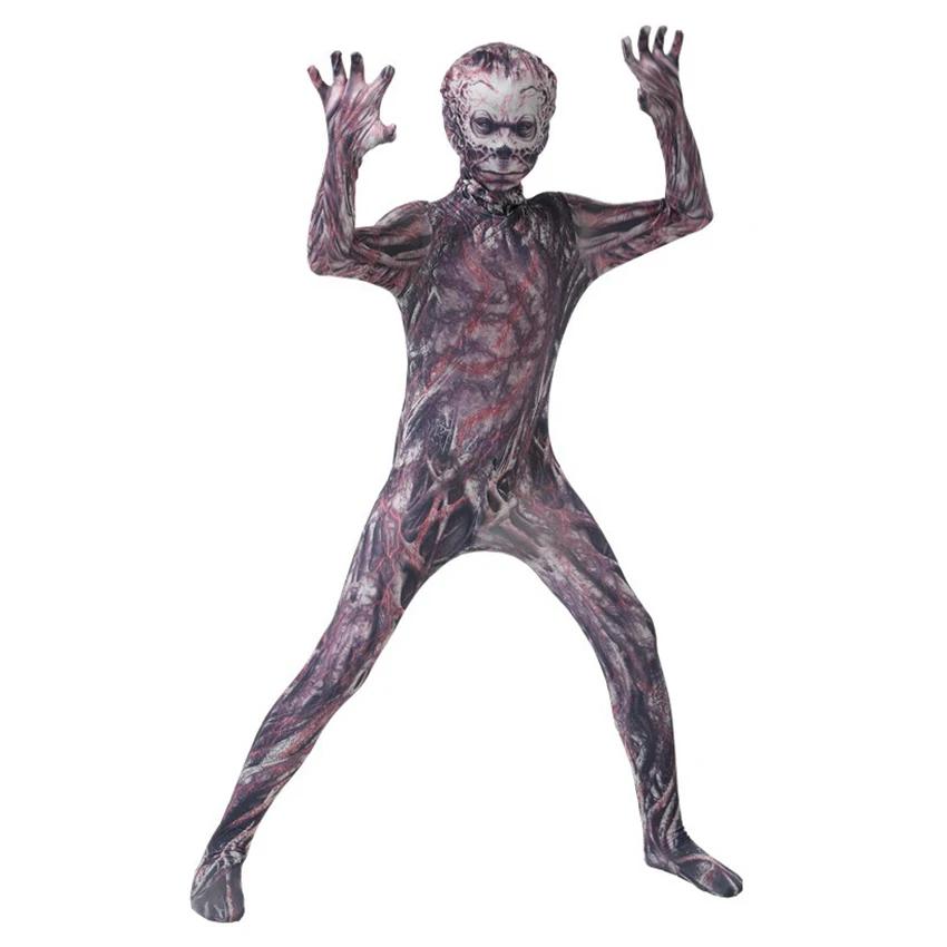 Fantasy Mask Disguise Festival Fancy Party Dress Scary Vecna Cosplay Anime Jumpsuits Ropa Halloween Costumes for Kids
