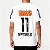 Santos Neymar Football Jersey for Men and Women, Outdoor Sports Casual T-shirt, Comfortable for Adults and Children, 3D Printing
