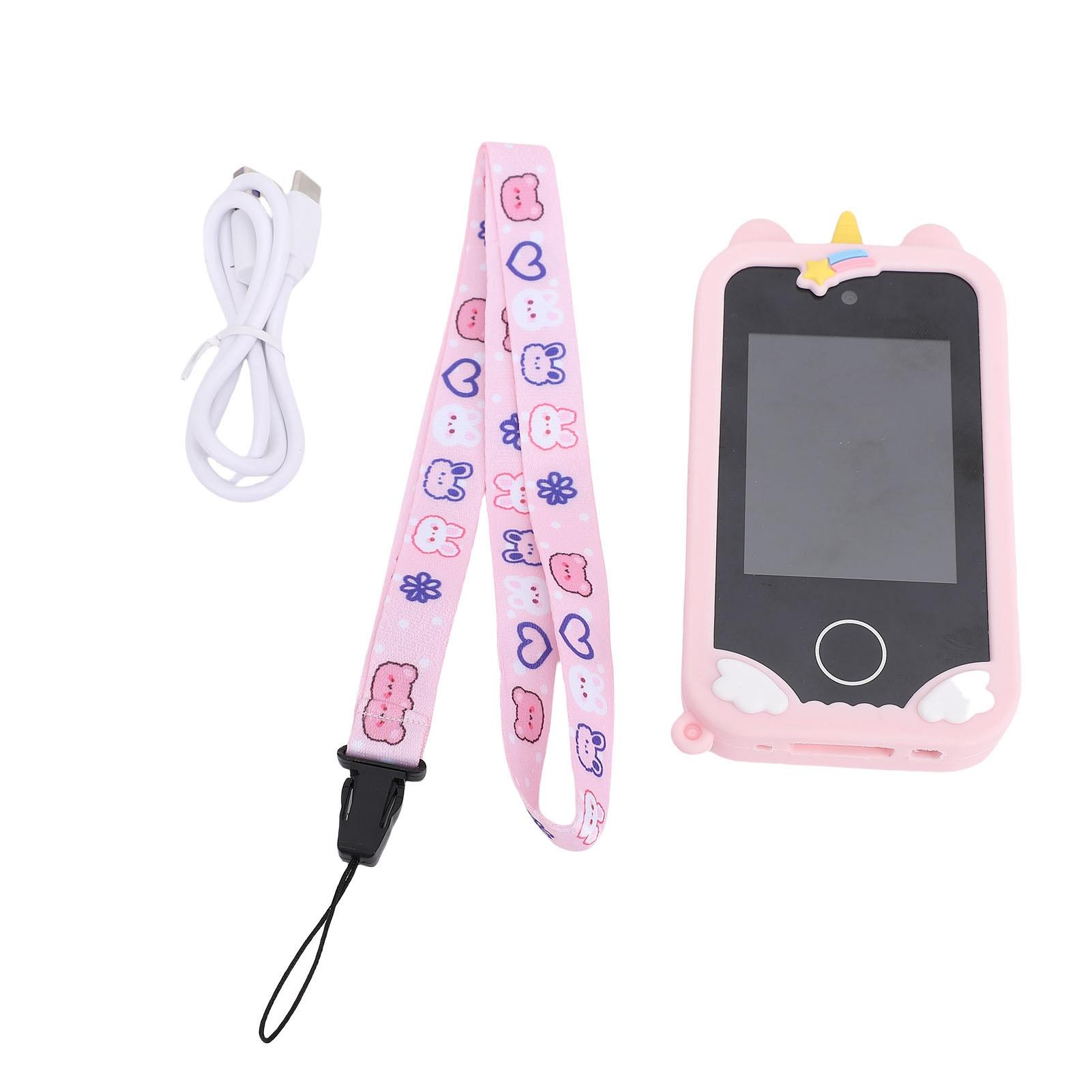 

Toddler Smart Phone Dual Lens Educational Digital Camera with 32GB Memory Card 6 Music Tracks for Boys Girls Age 3-10