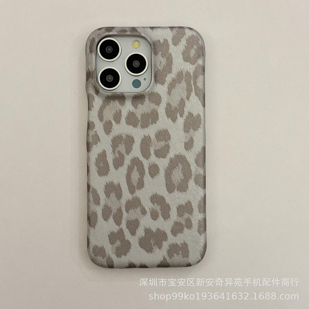 European and American Leopard Print Is Suitable for iPhone17ProMax Protective Case, Which Is Specially Designed for Light Luxury Apple 16 Mobile Phon