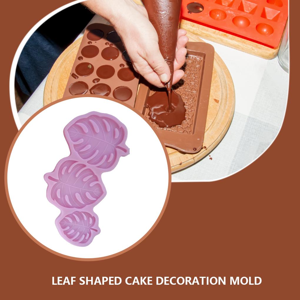 Leaf Shape Cake Mold Heats-resistant DIY Replacement Reusable Washable Home Biscuit Fondant Mould Molding Tool
