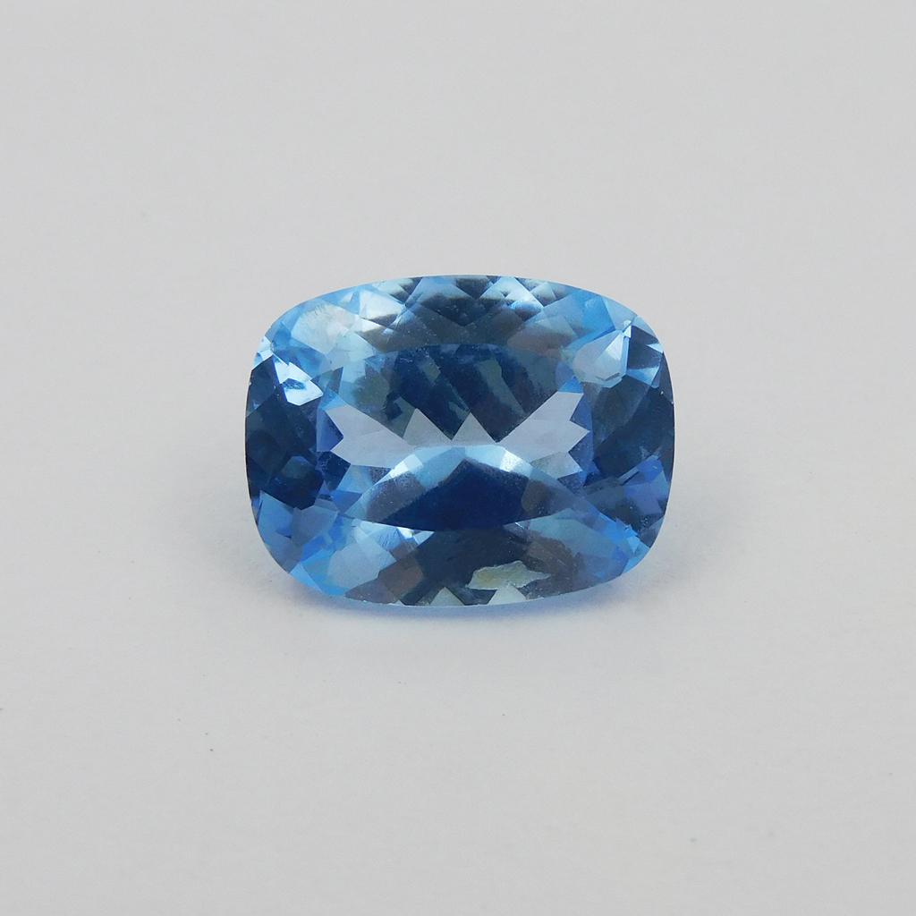CERTIFIED 7.65 Ct Cushion Shape NATURAL Loose Gemstone Blue Color Sapphire P-1132-S