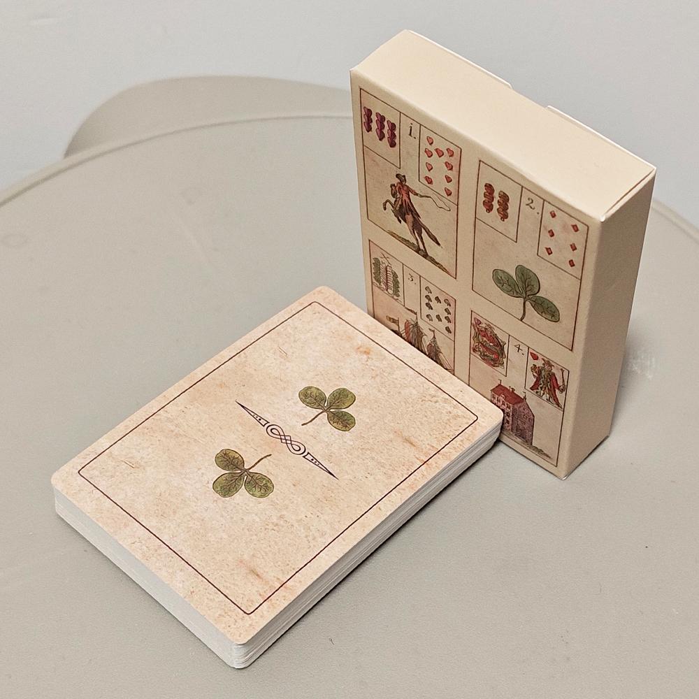 36 Card Fortune Telling Set Ur-Lenormand Oracle Cards Vintage 18th Century Divination Deck