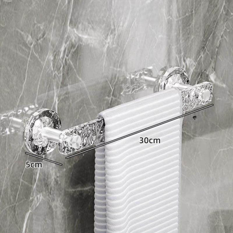 No-Drill Acrylic Bathroom Slipper Rack: Wall-Mounted Shoe Organizer with Suction Cups