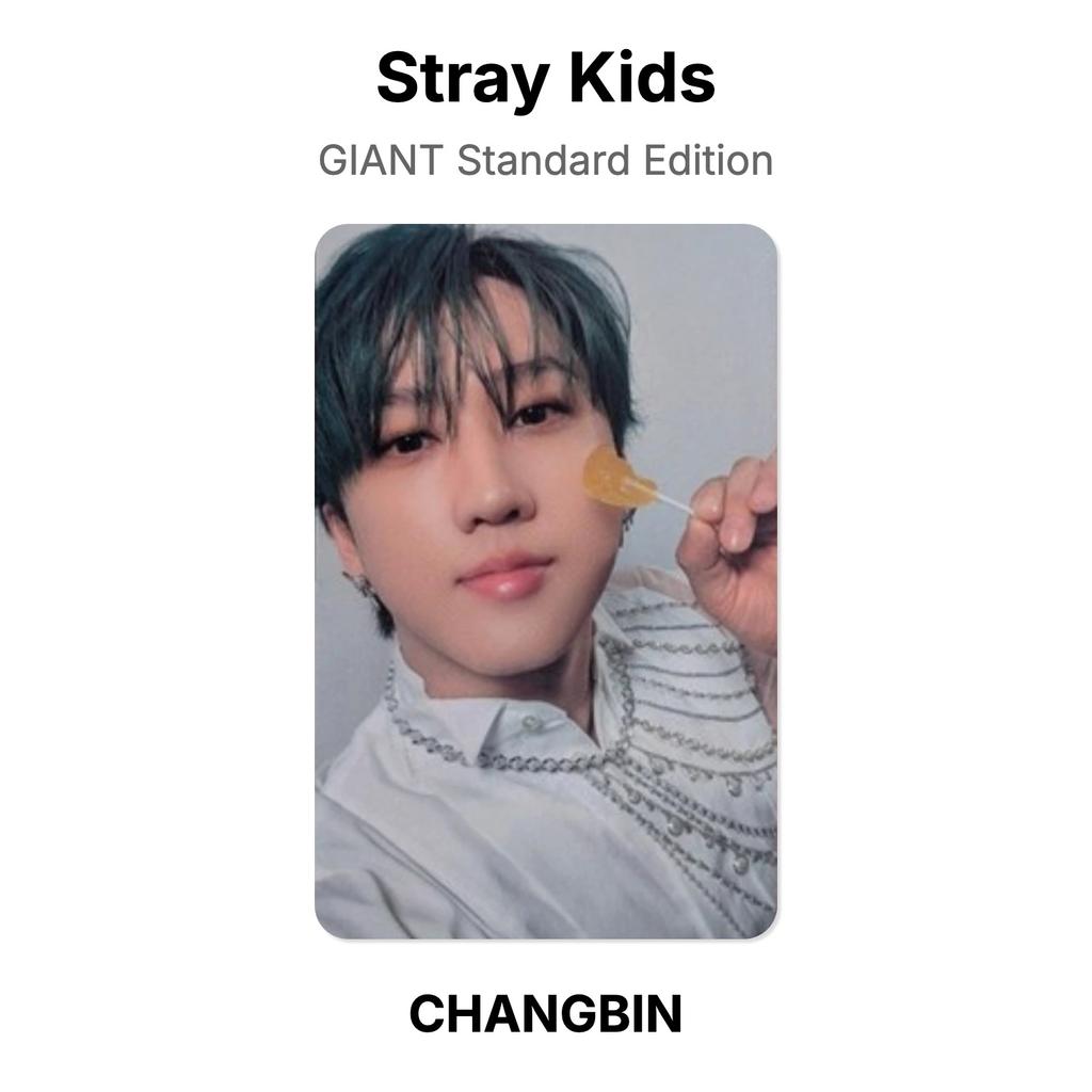Stray Kids GIANT Standard Edition Official Photocard