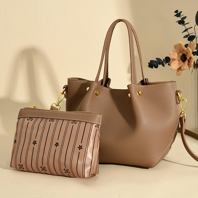 Ladies Crossbody Luxury Leather Bag Brand Trend Feminine Shoulder Bags High Quality Vintage Large Capacity Bag