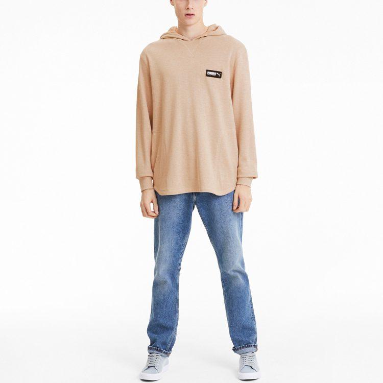 PUMA Sweatshirts Men's Pink Hooded Moderate Regular 582678-70