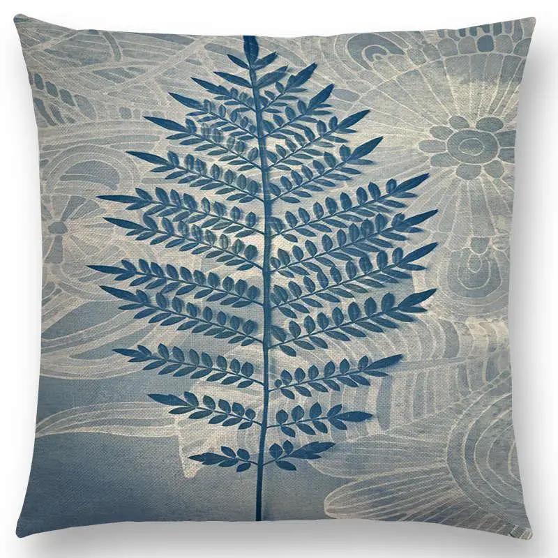 Home Decor Floral &amp; Leafy Patterns Pillow Covers Pattern Cushion Cover Suitable For Sofa Bedroom Car Pillow Cover