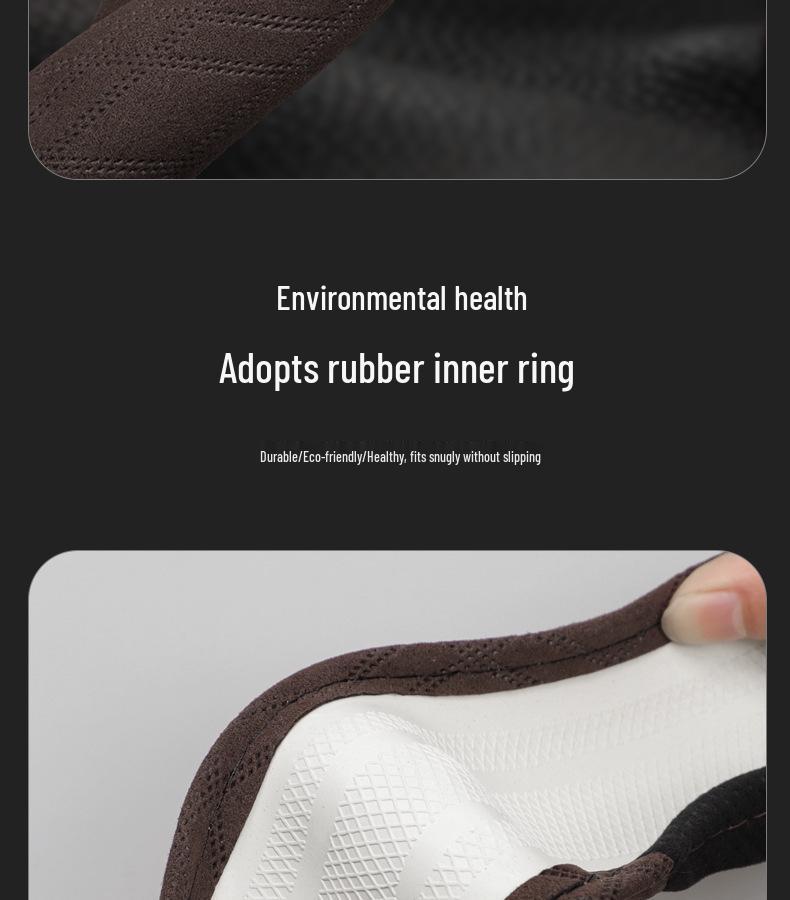 Steering Wheel Cover for Geely Boyue L, Boyue COOL, Galaxy L7/L6, and Xingrui - Suede Ultra-Thin Winter Grip Cover