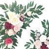 Wedding Arch Flowers Kit Corner Flower Row Decor Hanging Front Door Floral Garland for