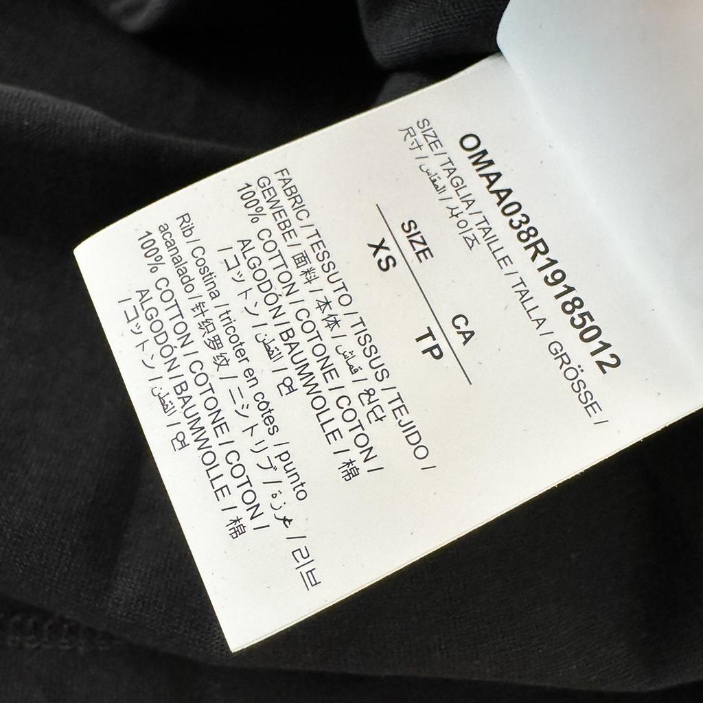 Off-White 2025 Sommer Neues blaues T-Shirt mit Geister- und Feuerschädel-Print, kurzärmelig, für Männer und Frauen, Paar-T-Shirt