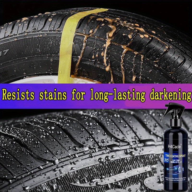 H4Cacle Car Tire Wax Tire Brightener Blackening Durable Tire Coating Agent Cleaning and Maintenance Anti-aging Retreading Polish