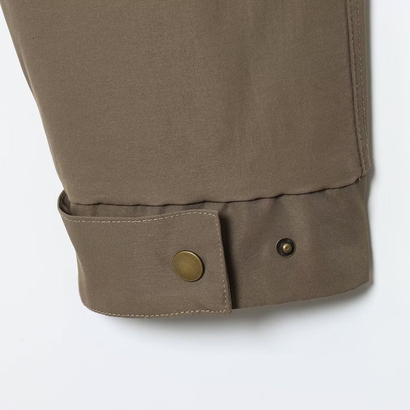 Kaslead New Women Clothes Western Style Fashion Lapel Patchwork Loose Cotton-Padded Coat Outerwear