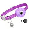 GPS Tracker for Cats Waterproof Pet Tracking Collar Anti-Lost Smart Locator with Safety Elastic Buckle Supports Android and iOS