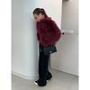 Tan sheep fur fur environmentally friendly wool jacket