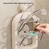 Wall-Mounted Suction Cup Kitchen Organizer & Pot Lid Holder