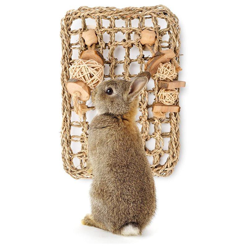 Seagrass Protector Mat With For Bunny Internal Protective Grass Bite String Teeth Grind