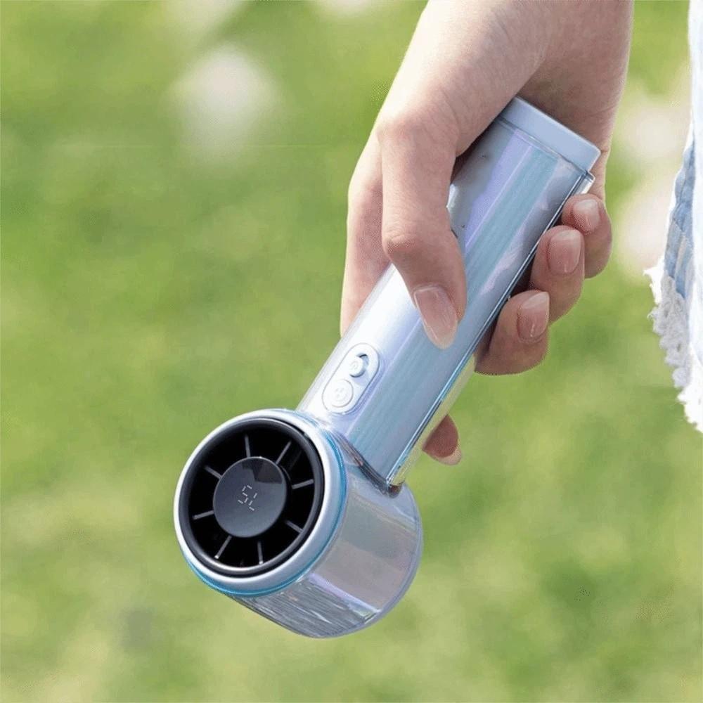 Fast Air Speed Portable Handheld Fan Smart Digital Display Digital Display Fan Daily Use