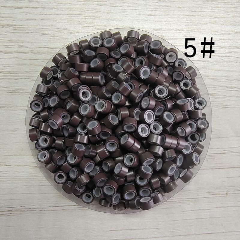 

Бесшовное кольцо для наращивания волос с силиконовой ручкой и золотой проволокой 100 pcs bag