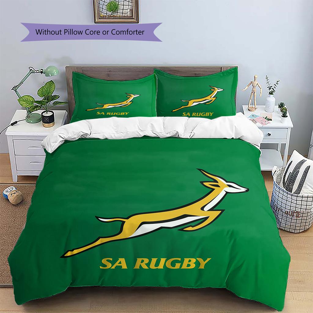 Springboks Pattern Bedding Home Decoration Birthday & Festival Gift (1 * Duvet Cover + 2 * Pillowcase, Without Core)