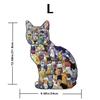 Cat Jigsaw Puzzle: Wooden Irregular Shapes with Piggy Bank Function